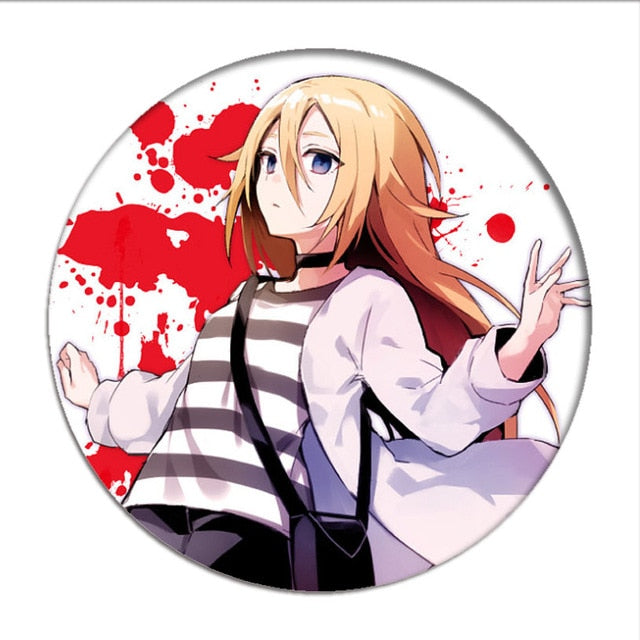 1pcs Anime Angels of Death Cosplay Badge Cartoon Rachel Gardner